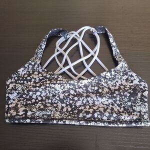 Lululemon Athletica Black and White Sports Bra